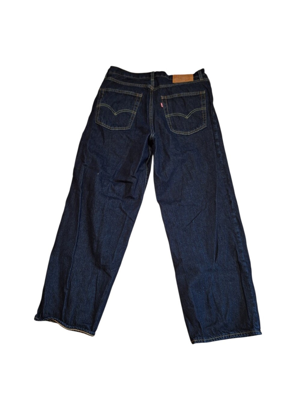 Levi’s 578 Baggy Wide Leg Jeans Men’s 33x30 Blue Leather Patch